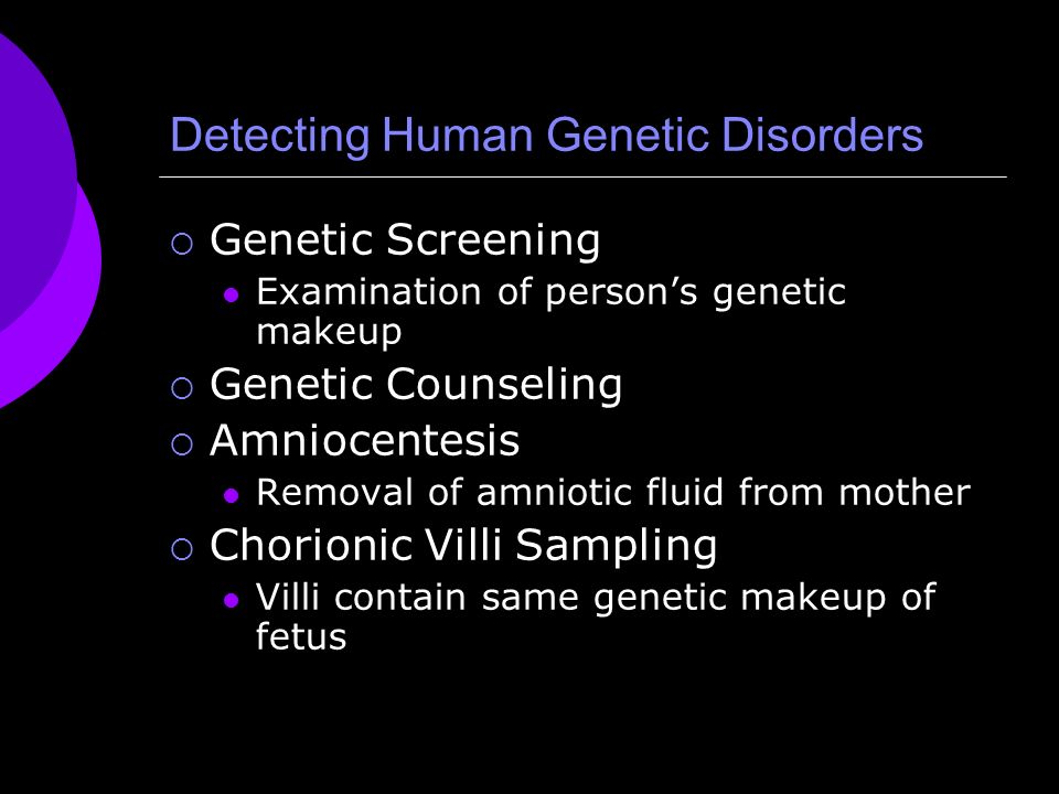 HS 302 - Developmental & Genetic Disorders